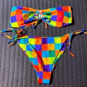 NWOT bandeau string bikini